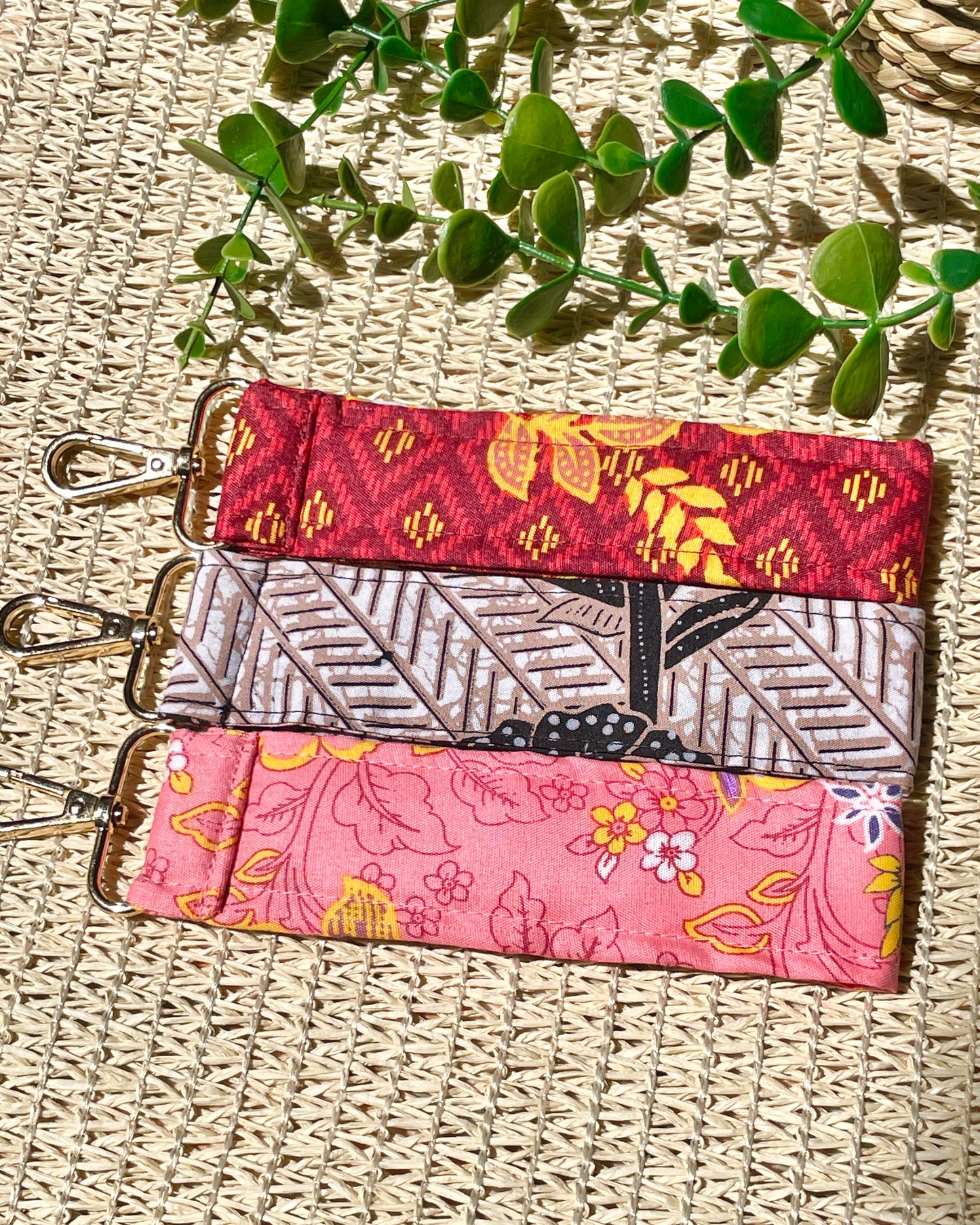 Batik Wristlet Strap