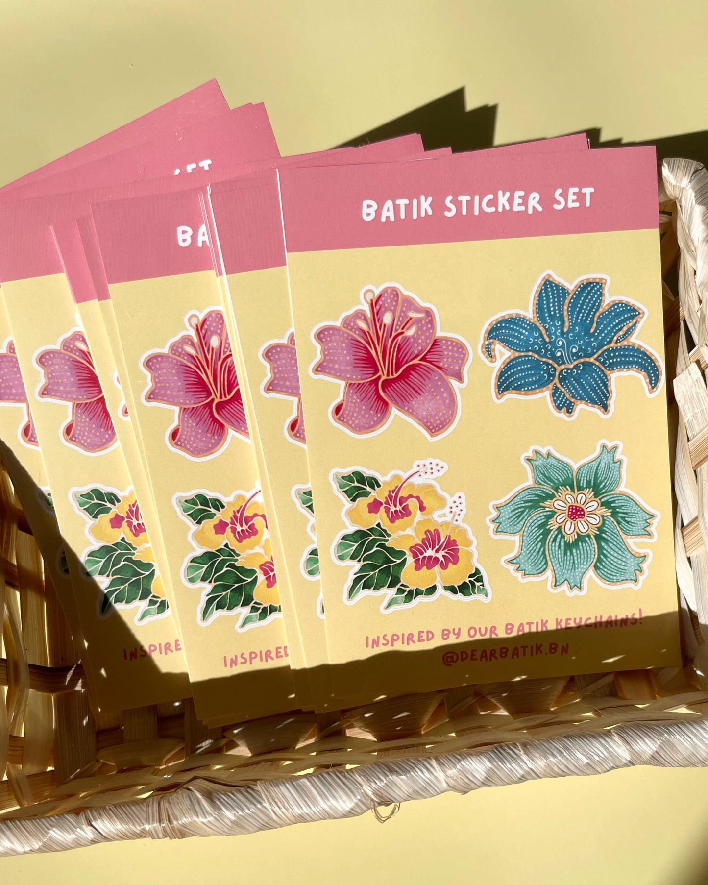 Batik Sticker Set