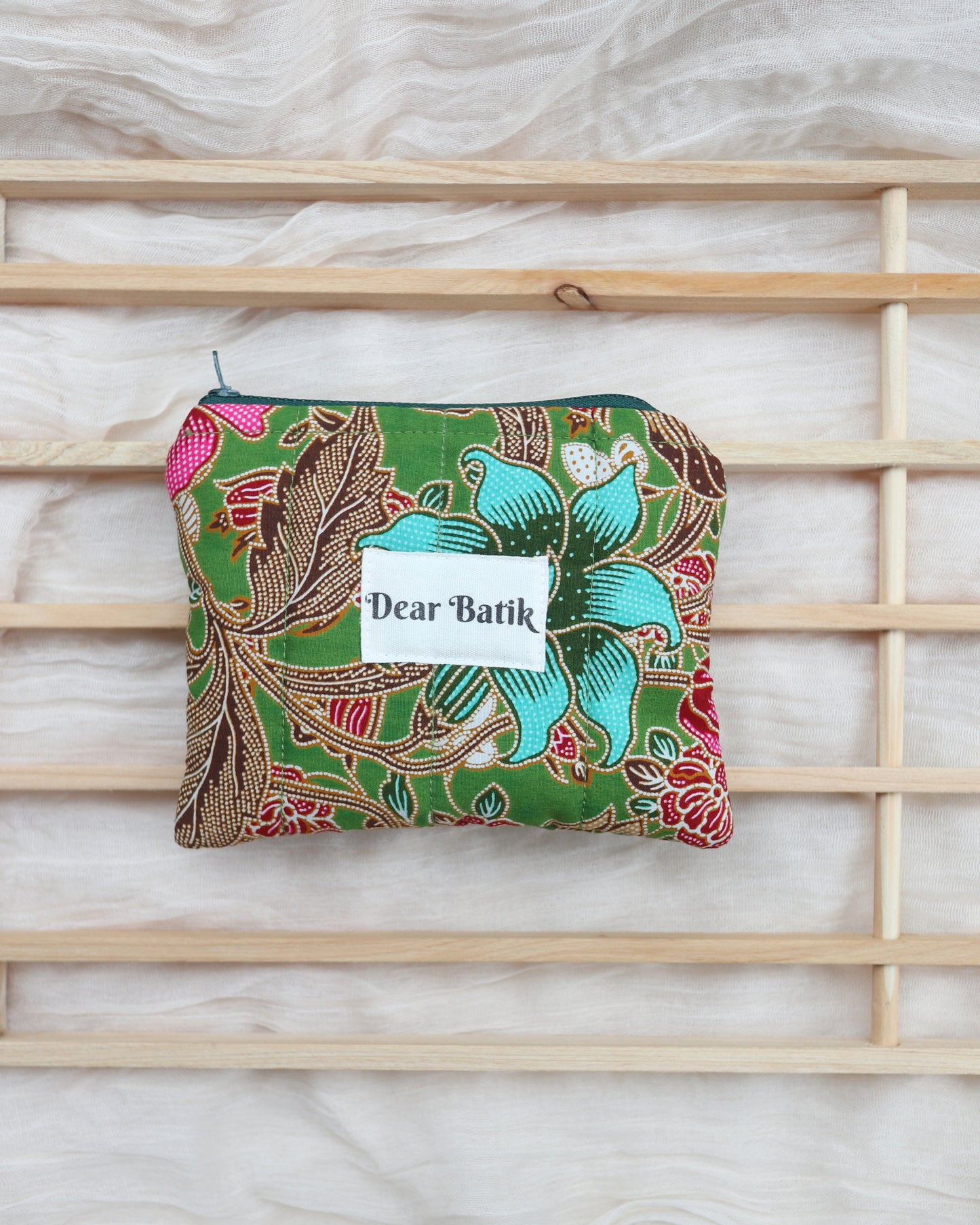 Mini Padded Batik Pouch
