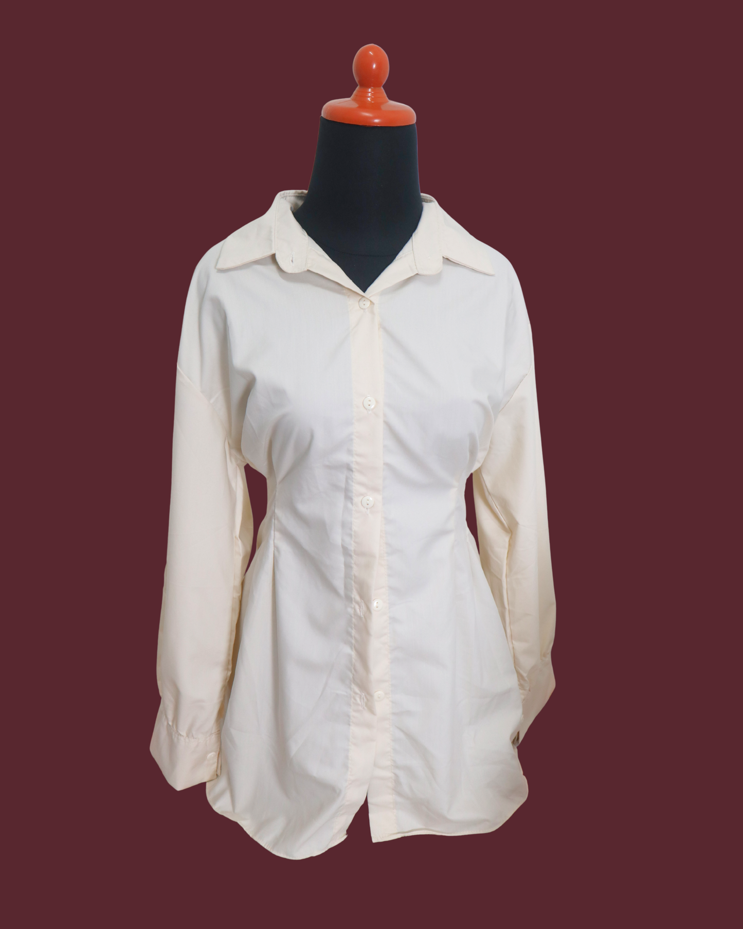 Unworn Cream Tied Top
