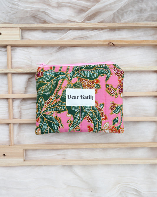 Mini Padded Batik Pouch