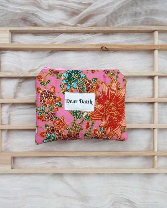 Mini Padded Batik Pouch