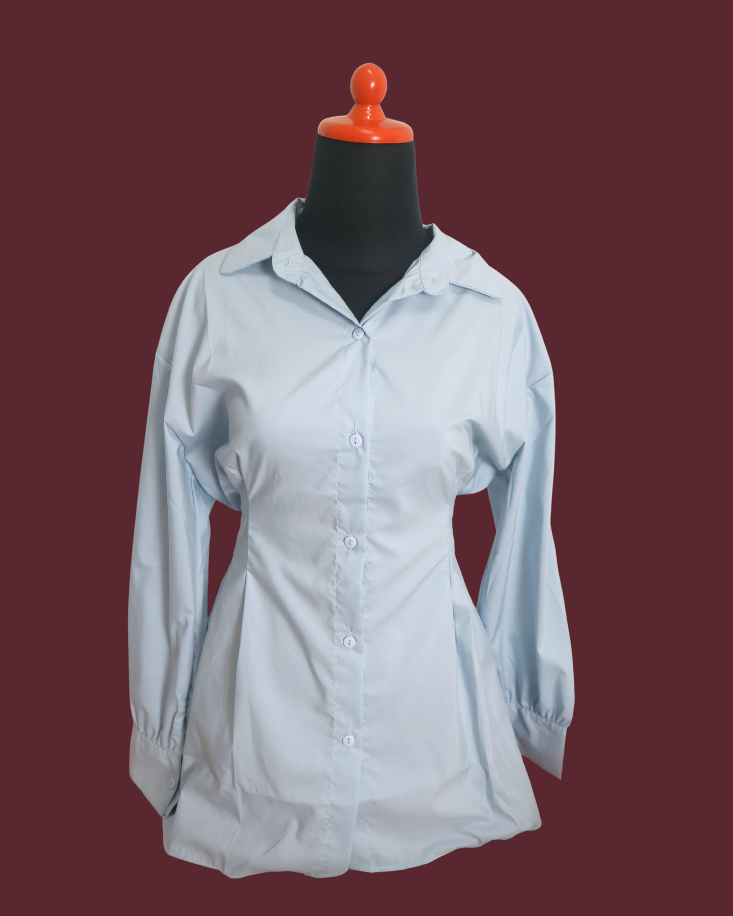 Unworn Blue Tied Top