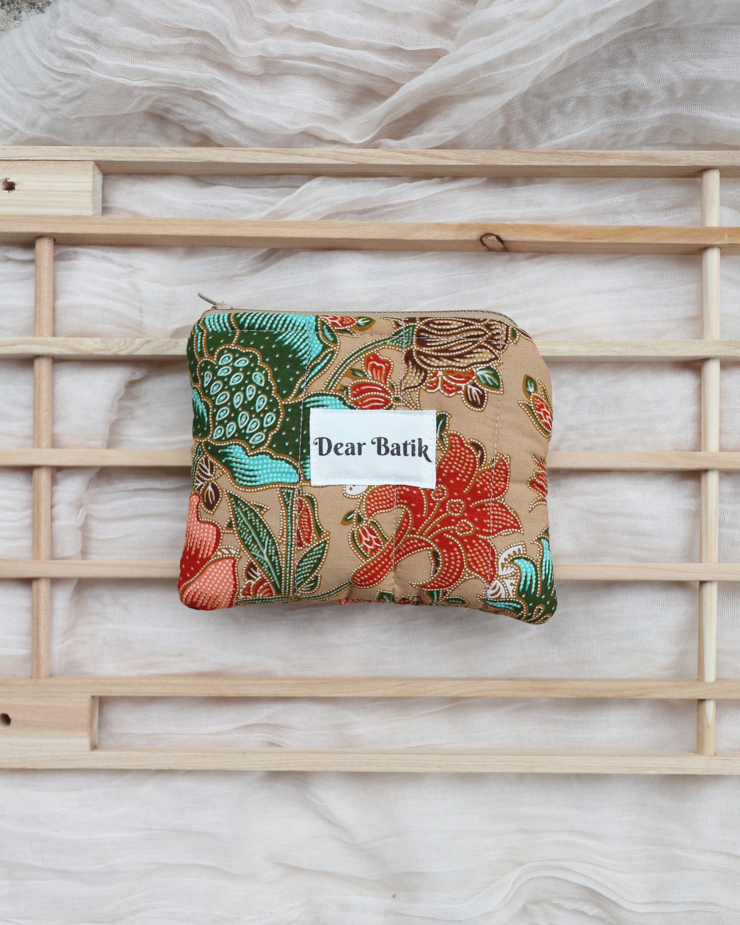 Mini Padded Batik Pouch
