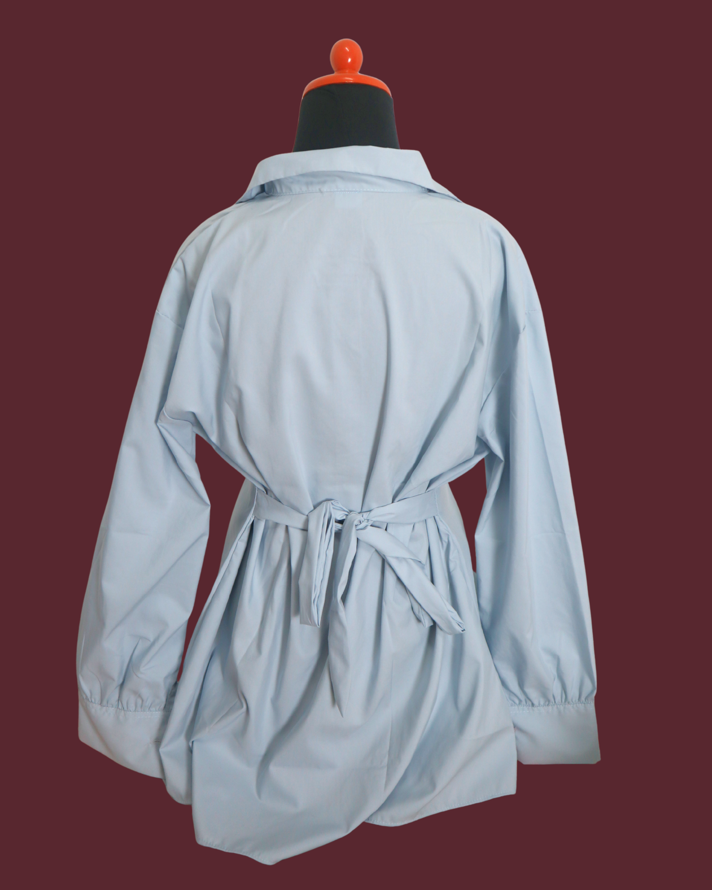 Unworn Blue Tied Top