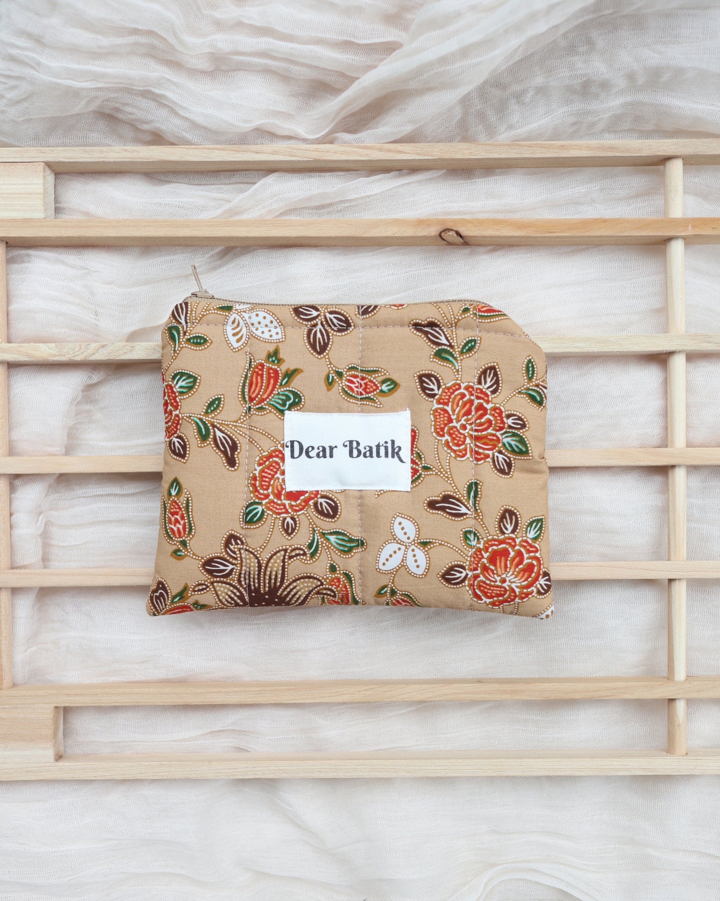 Mini Padded Batik Pouch