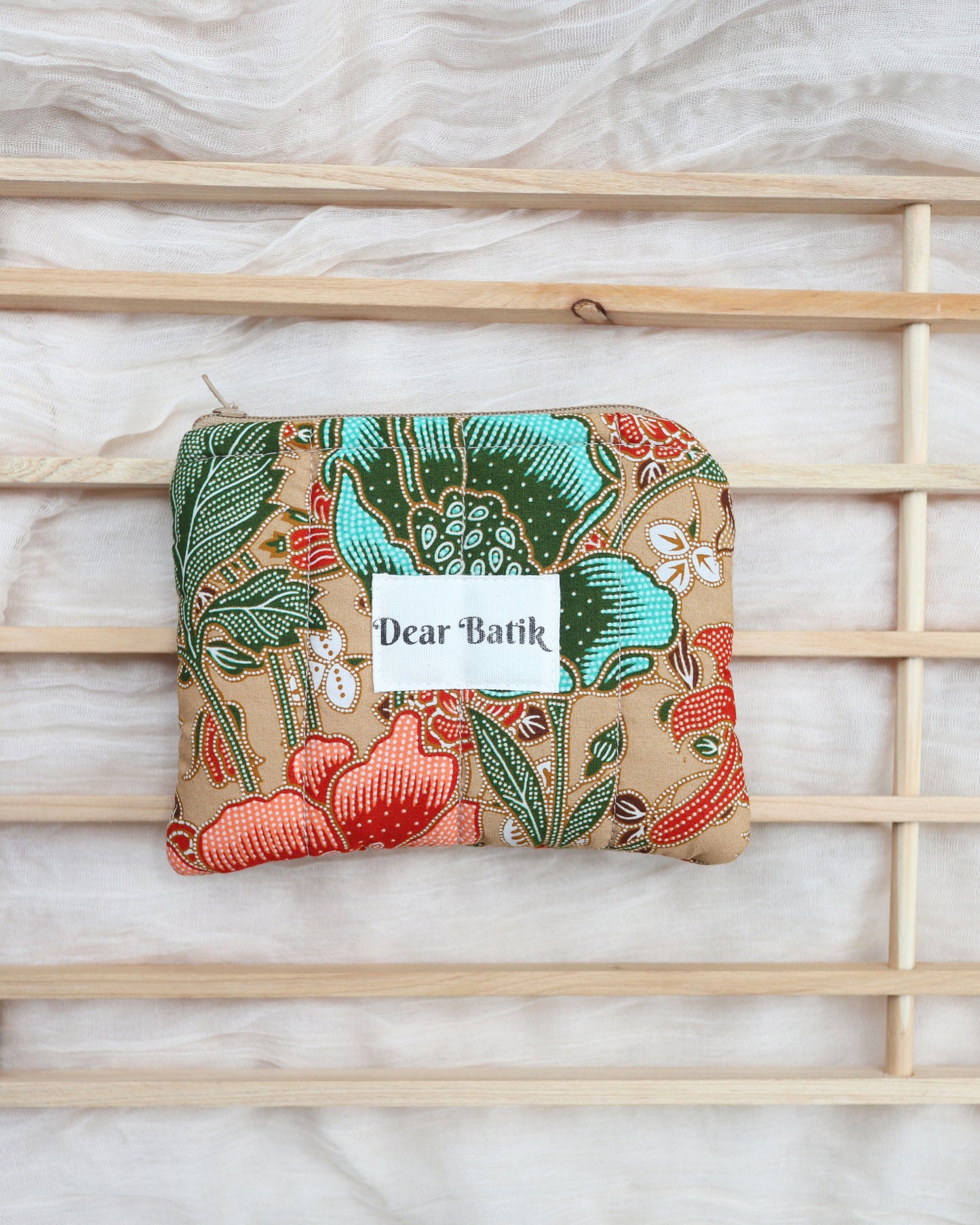 Mini Padded Batik Pouch