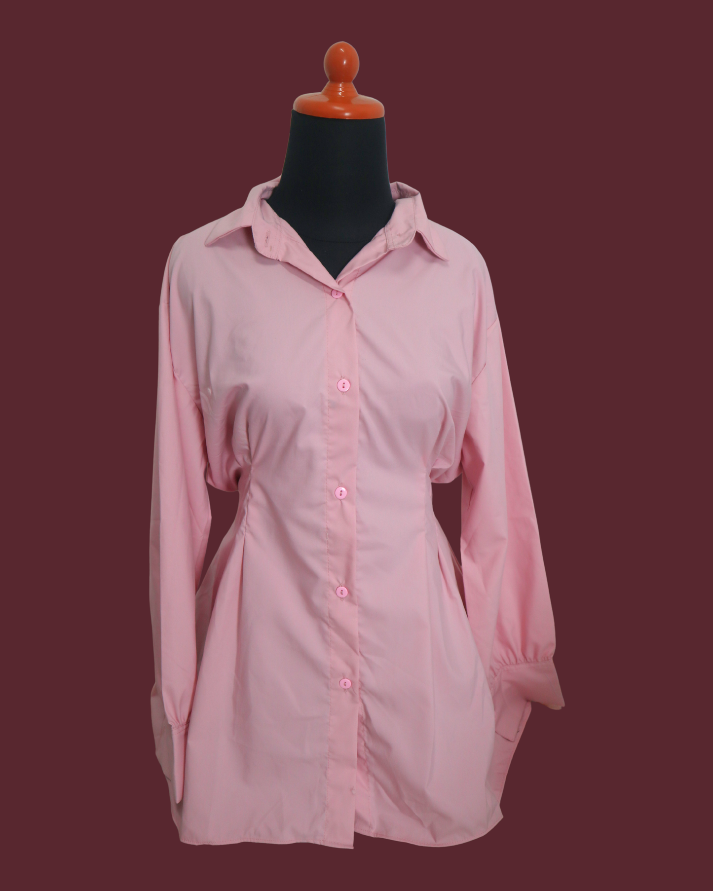 Unworn Pink Tied Top
