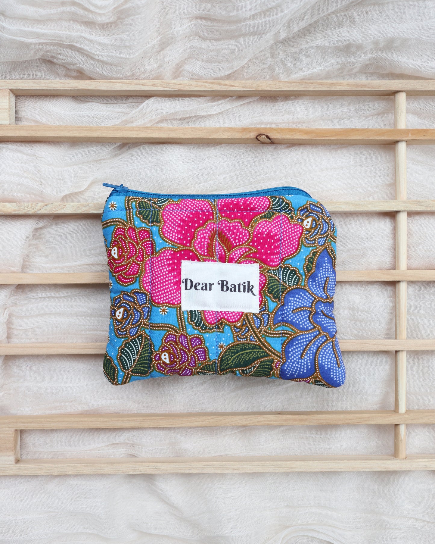 Mini Padded Batik Pouch