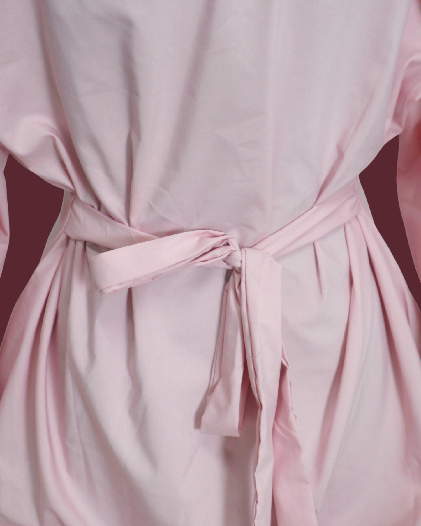 Unworn Pink Tied Top
