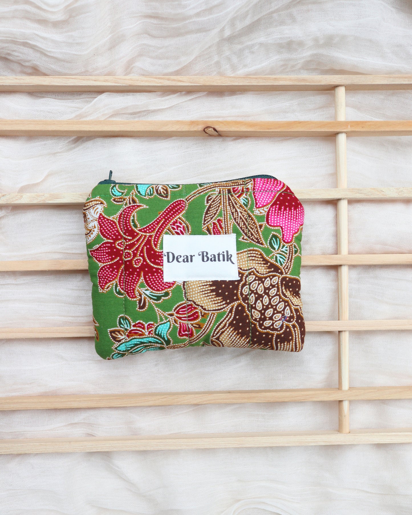 Mini Padded Batik Pouch