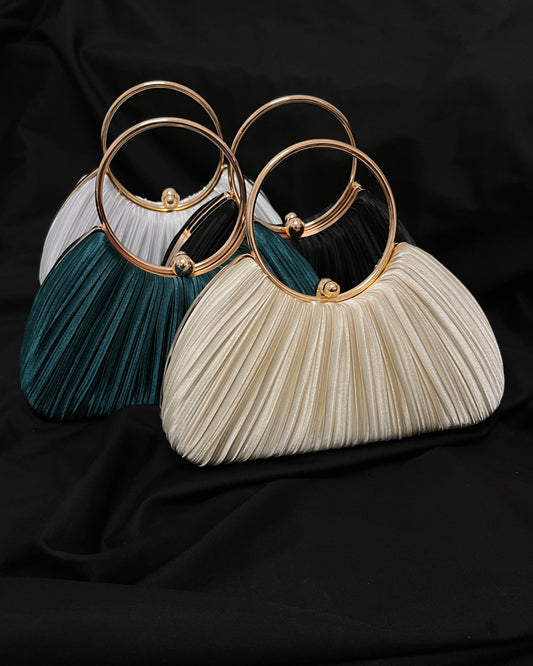 Soleil Satin Clutch