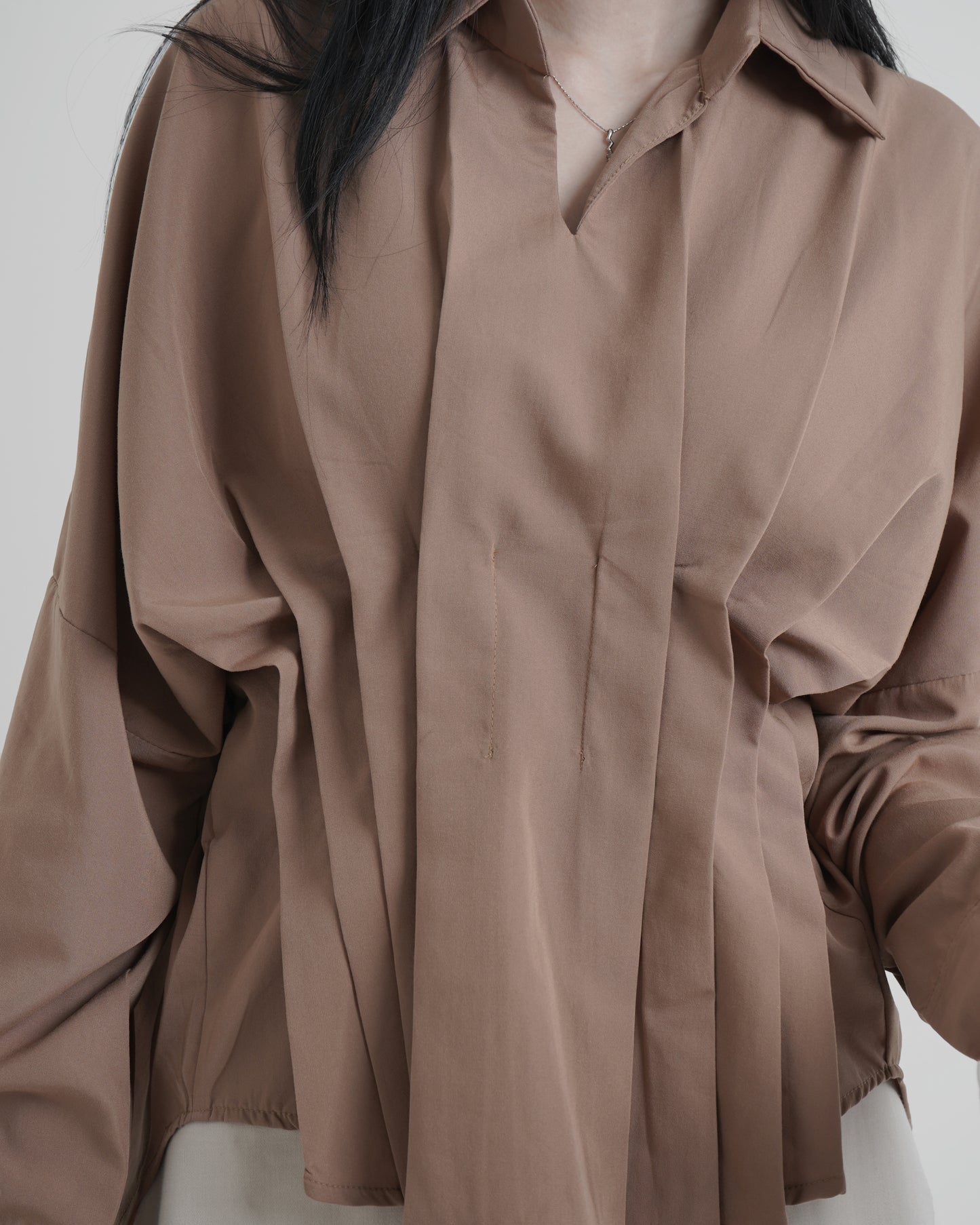 Clara Pleated Blouse