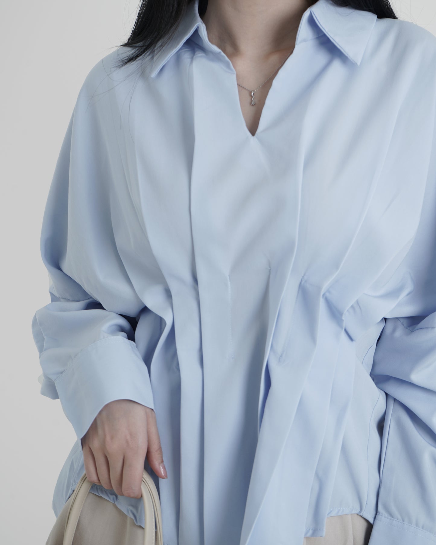 Clara Pleated Blouse
