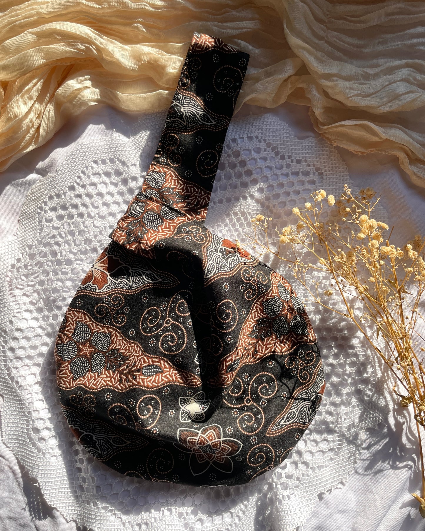 Batik Knot Bag