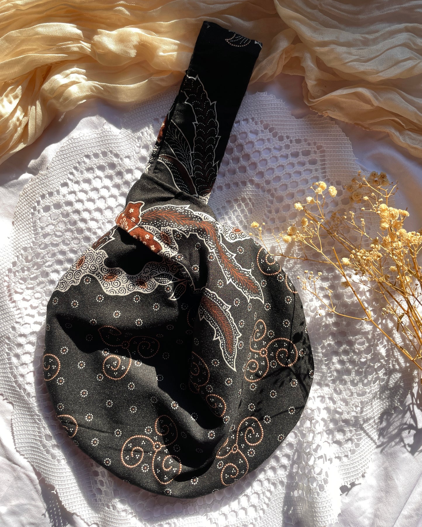 Batik Knot Bag