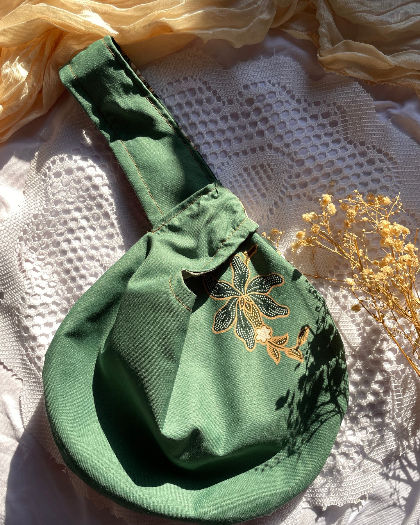 Batik Knot Bag