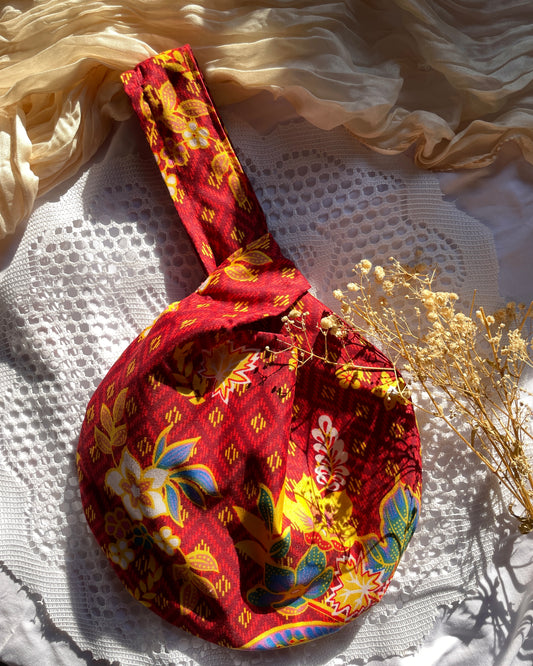 Batik Knot Bag