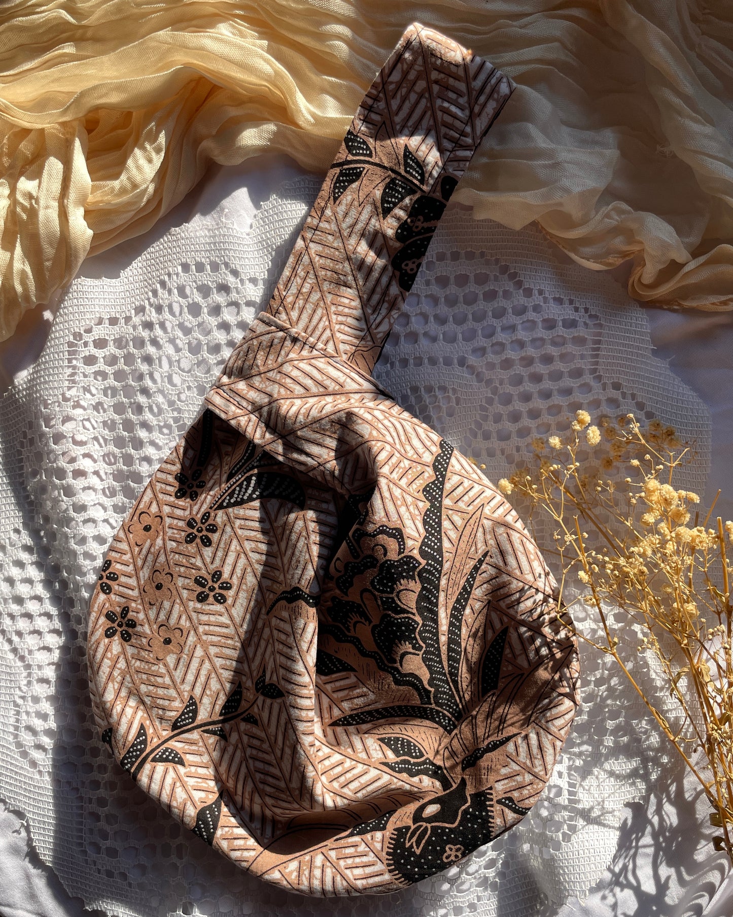 Batik Knot Bag