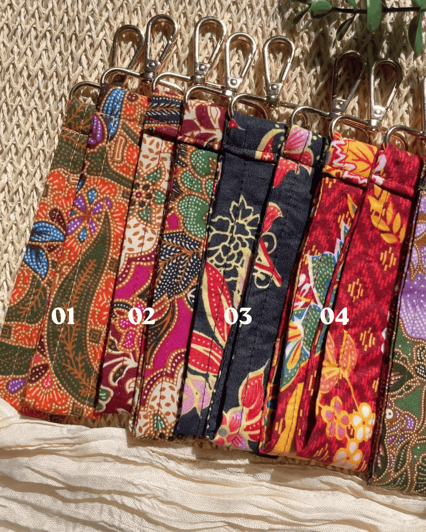 Batik Wristlet Strap